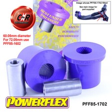 Powerflex Vorn Unterer Arm RR 60.05mm Buchsen für Porsche Cayenne 02-10