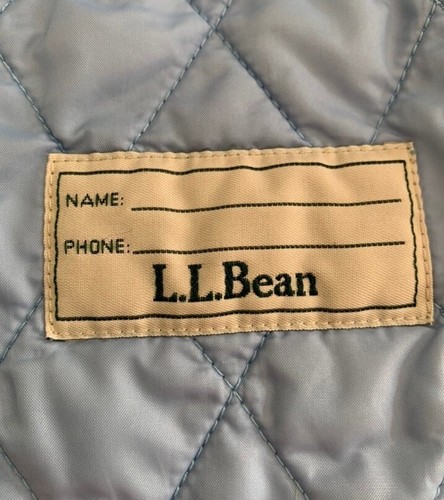 Girls LL Bean Quilted Riding Jacket-L-14/16-Blue-Fall-EUC-Layering - Picture 5 of 5