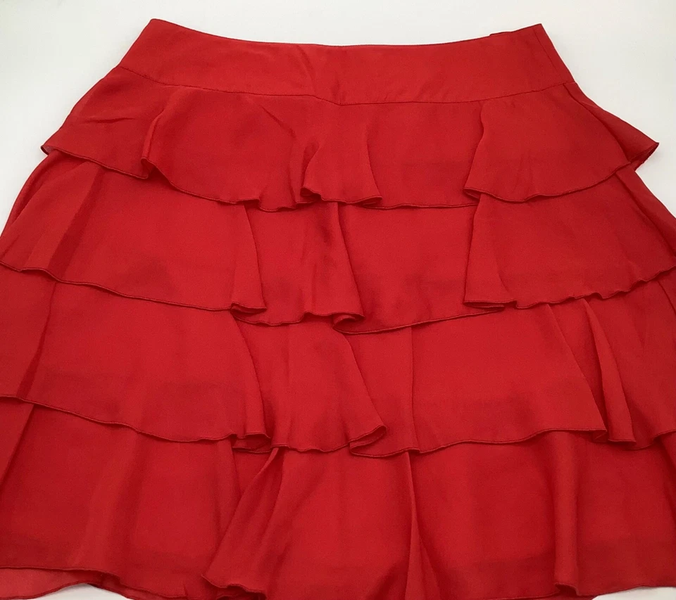 Alba Moda Rock Volantrock Gr. 42 rot Neu mit Etikett - Bild 3 von 4