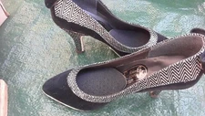 Dance Shoes size 4 International  Excellent Condition US  - 3" heel