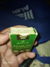 Miniature Peanuts Snoopy Charlie Brown Playing Cards Mini Hallmark Deck