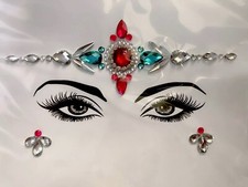 Crystal Shine Bling Gems Dance Performance Forehead Face Eye Sticker makeup art