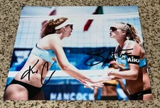 Kelly Cheng And Sara Hughes Signed 8x10 Photo USA Proof