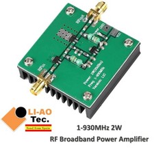 1-930MHz 2W 33dBm RF Broadband Power Amplifier for Radio Transmission FM HF VHF