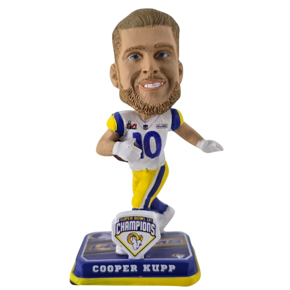 Cooper Kupp Los Angeles Rams Super Bowl LVI Champs Mini Bighead Bobblehead