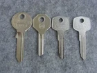 Mercedes 180 Ponton Key Blank Set W120 '53-61 No.477+475+550+548.5 Replica