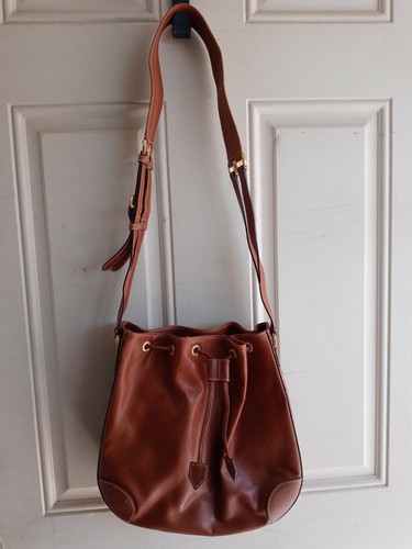 Gucci Vintage Brown Leather Hobo 