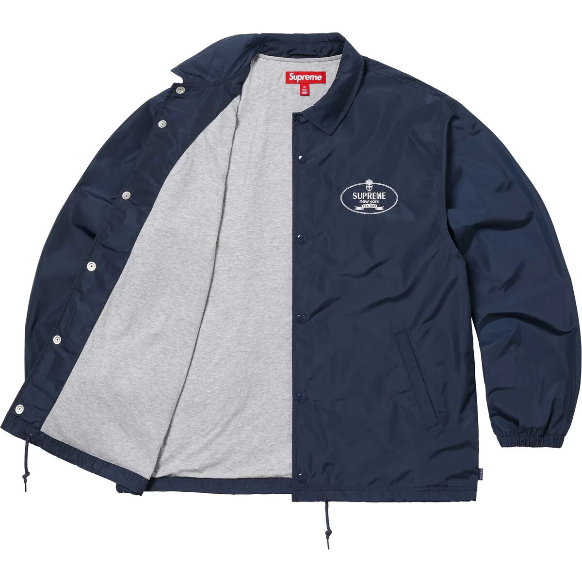 Supreme Crest Coaches Jacket Black Navy Red Brown 4colors Supreme Crest Coaches Jacket Black Navy Red Brown 4colors