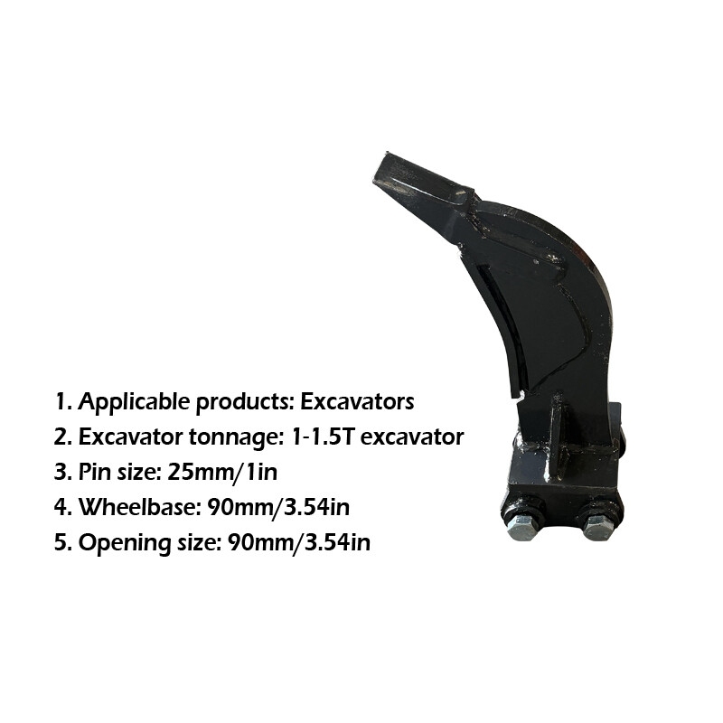 1-1.5T Ripper Tooth Digger Backhoe Scarifier Attachment Mini Excavator Hook New