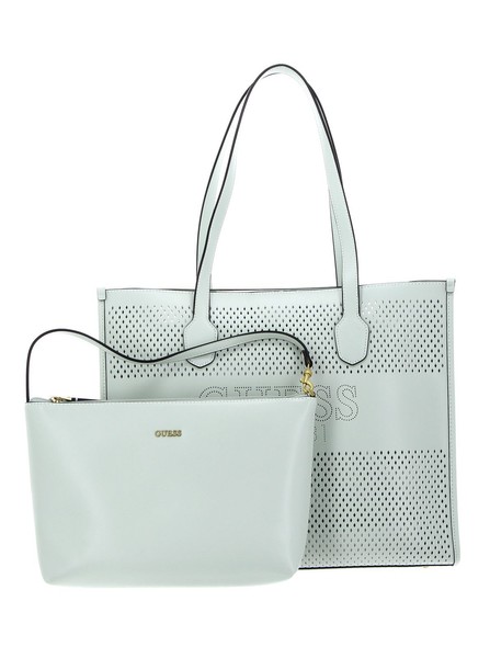 Guess Katey Perf Tote Schultertasche Utensilientasche Tasche Mint Mint-image