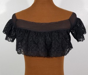 lace bralette with off shoulder top