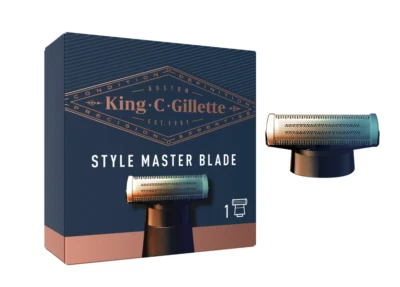 Pack LAME GILLETTE KING-C STYLE MASTER BLADE POUR TONDEUSE A BARBE LAME 4D NEUF