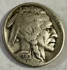 1930-S 5C Buffalo Nickel Fine- Extra Fine Lot # BN 1930-S “FREE SHIPPING “