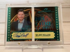 CHRIS PRATT 2024 Leaf History Book Pop Culture Platinum BOX OFFICE GOLD Auto #/5