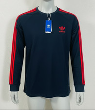 MEN'S ADIDAS ORIGINALS LONG SLEEVE THREE STRIPE T-SHIRT L, XL @ SALE