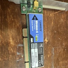 Linksys Wireless-G PCI Adapter WMP54G 54 Mbps 1 Port Network Card PCI