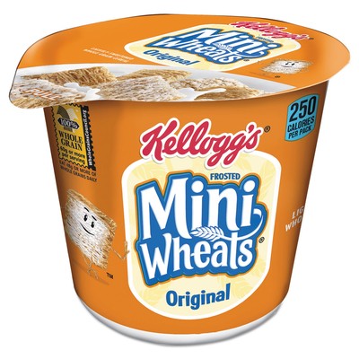 Kellogg's Breakfast Cereal Frosted Mini Wheats Single-Serve 6/Box 42799