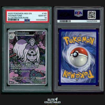Houndstone 145/132 - PSA 10 (Mega Evolution)