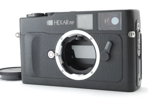 [READ] Konica HEXAR RF Black 35mm Rangefinder Film Camera Body From JAPAN