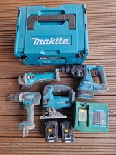 Makita 18V LXT 4 Piece Tool Kit 2 x  Batterys  Charger Case  