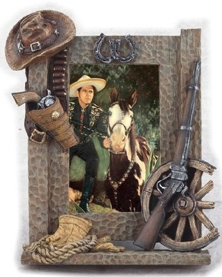 Cisco Kid 3D Framed Art Old West Embossed Items Western Art Vintage Cowboy