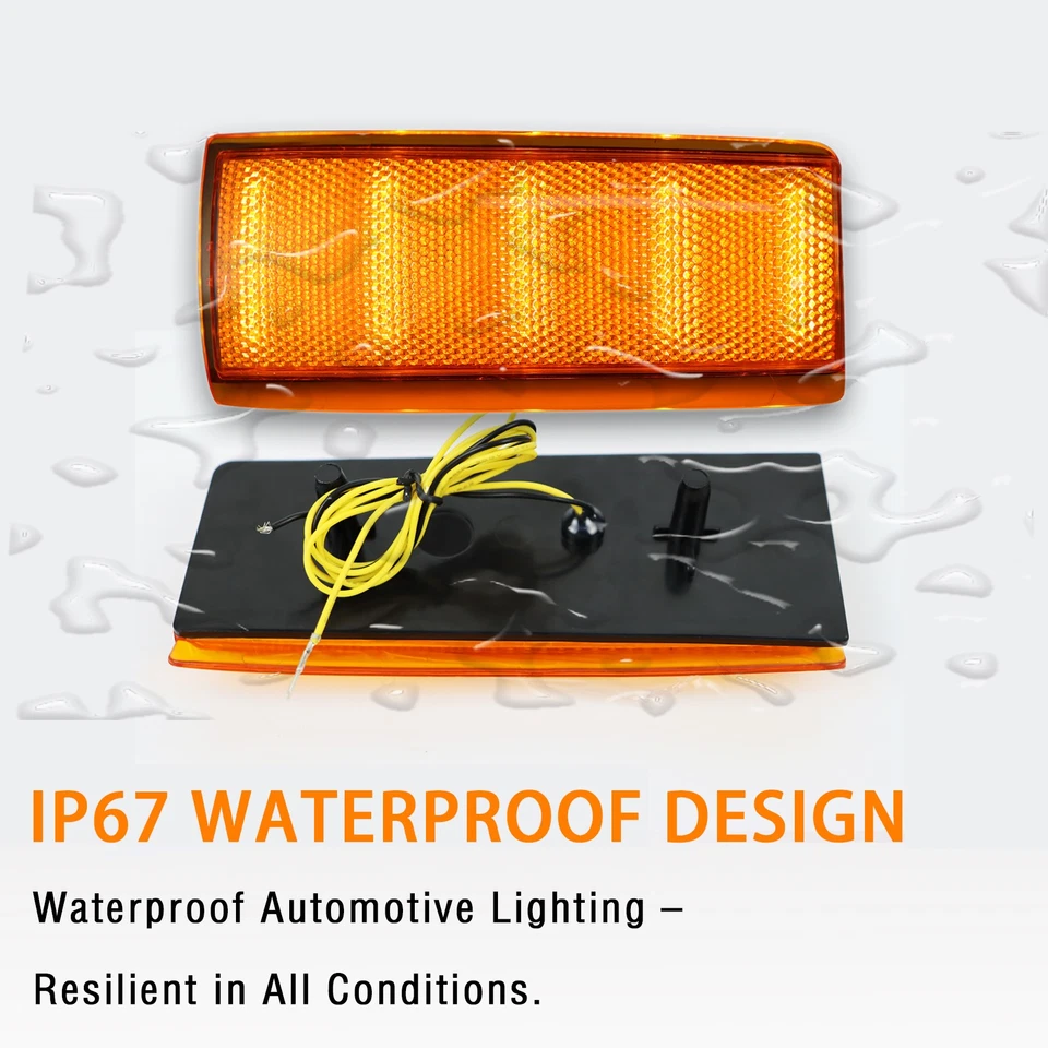 Luz de giro LED delantera para Chevy GMC C/K 1500 1988-02 Suburban Foto 4 de 4