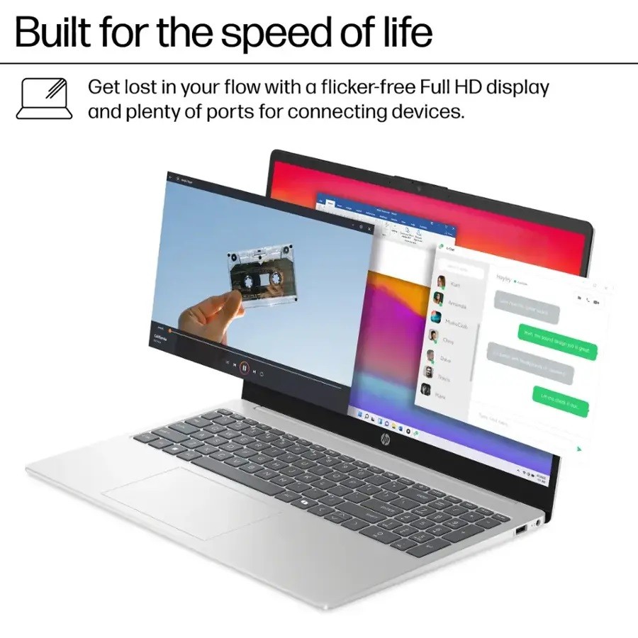 HP 15.6 Touchscreen Laptop Intel Core i3-1315U 64GB RAM, 2TB SSD Windows 11 Pro - Image 4