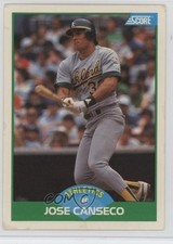 1989 Score Jose Canseco #1 ew1