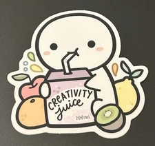 NEW The Coffee Monsterz Co. “Creativity Juice” Sticker TCMC