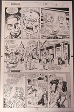 Geof Isherwood/Al Milgrom The Avengers #370 Pages 14-15 Original Art (1994)