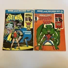 Classic Spider-Man & Batman Comics Book  Record Vintage 1974 & 1975 Collectible