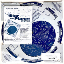 STAR AND PLANET LOCATOR Wheel w/Instructions By Edmund Scientific Co. SEALED!