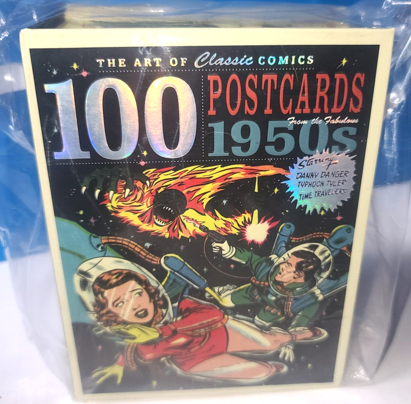 Rear The Art of Classic Comics 100 Postcards Boxed Set 1950s Golden Age Retro