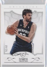2012-13 Panini National Treasures Silver 19/25 Marc Gasol #2 1u6