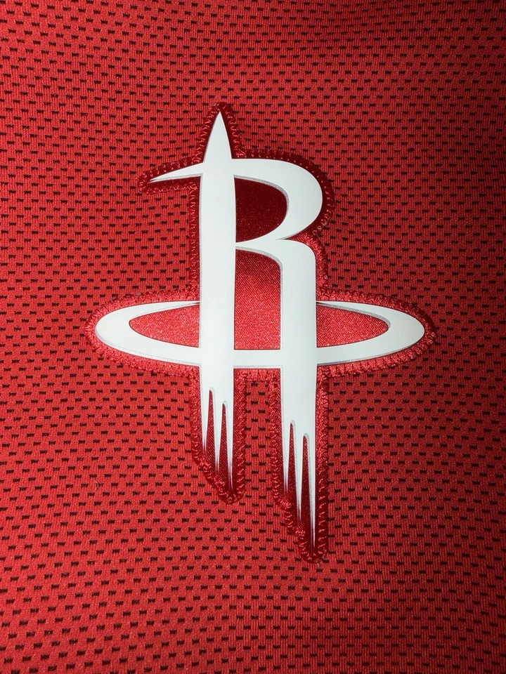 Толстовка с капюшоном Nike NBA Houston Rockets Showtime Dri-Fit красная на молнии маленькая подлинная - Изображение 3 из 4