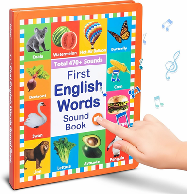 #ad 2025 New My First English Words Sound Book Toy English Learning Talking Book 4 $29.98