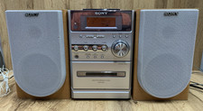 Sony CMT-NE3 CD/FM Stereo System w/Speakers Working No Remote