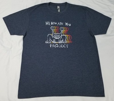 Daniel Johnston Hi How Are You Project shirt size XL musician lo-fi