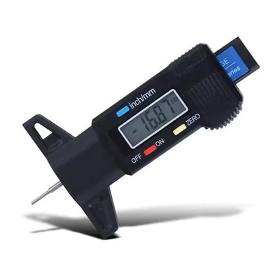 1PC Digital Depth Gauge Caliper Tread Depth Gauge LCD Tire Tread Gauge