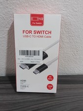 New Factory Sealed Switch Dock Hdmi Cable Type-C Tv Connection open box