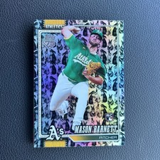 2026 Topps Series 1 Mason Barnett Rabbits Easter Holiday Foil SP #273 Athletics