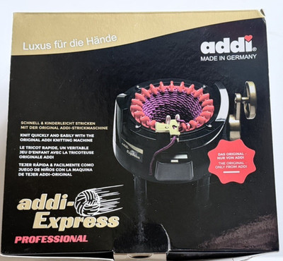 New Addi Express Knitting Machine 22 Needles - Super Easy to Use!