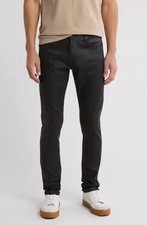 Image of New AG THE STOCKTON Skinny Fit Jeans Low/Mid Rise Endless Black Size 31 x34