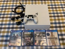 Sony PlayStation PS4 Pro 1TB CUH-72168 White Console bundle unboxed