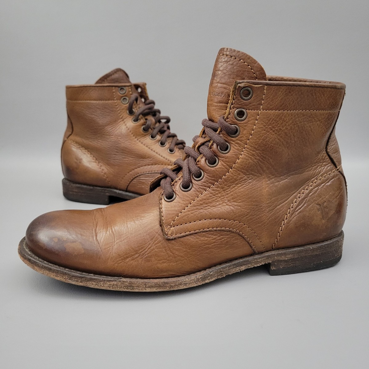 FRYE TYLER Lace-Up Boots‎ FRYE Tyler Flex Lace Up Boots Brown Suede Men main image 4