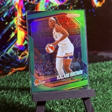 2025 WNBA Prizm Kalani Brown Green Prizm Card #55 Phoenix Mercury