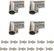 Chain Link Fence Gate Corner 1 3/8" x 1 3/8" Aluminum Gate Corner Gate Elbow, 4