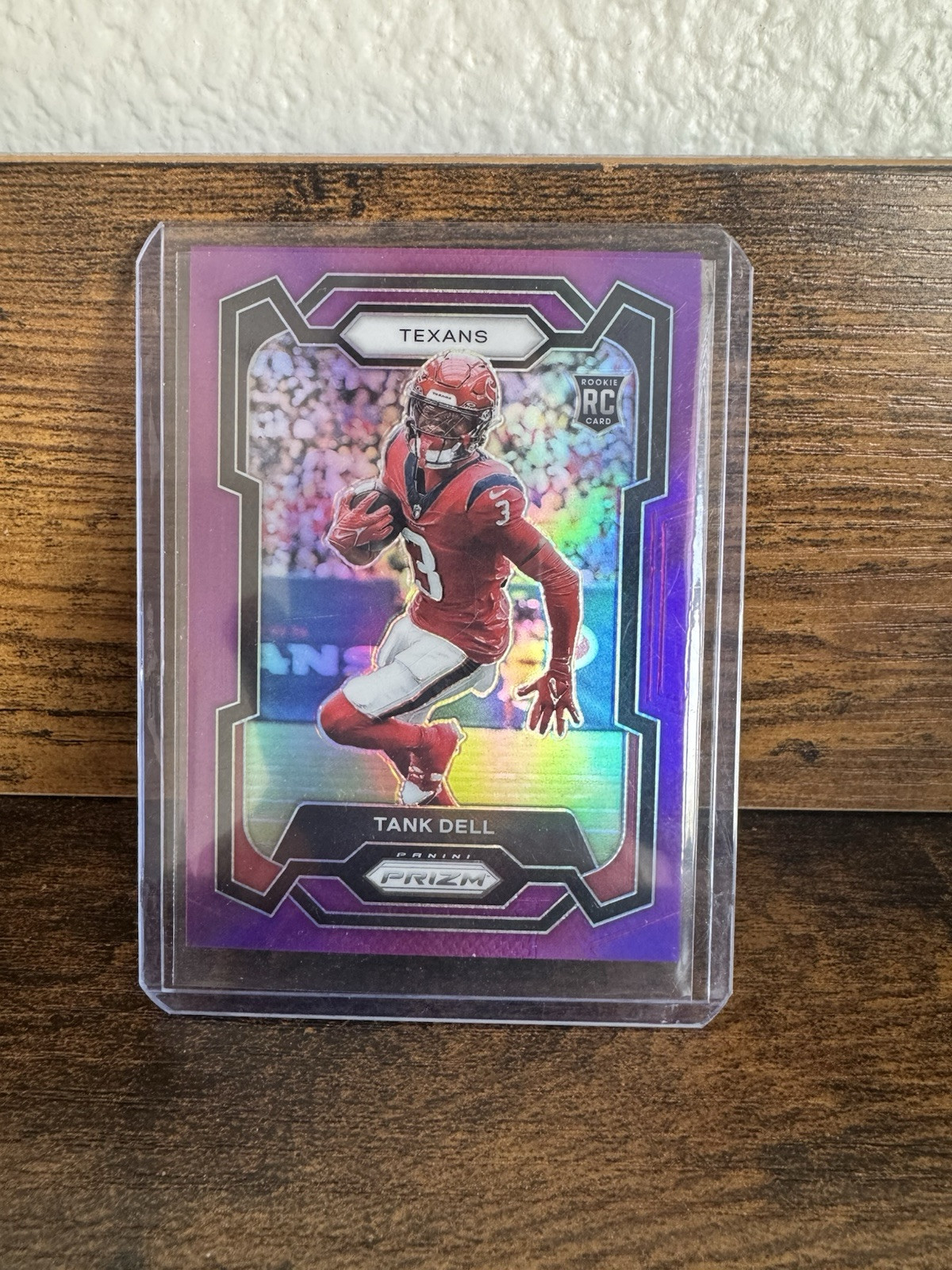 2023 Panini Prizm - Rookies Tank Dell #341 Purple Prizm /125 (RC)