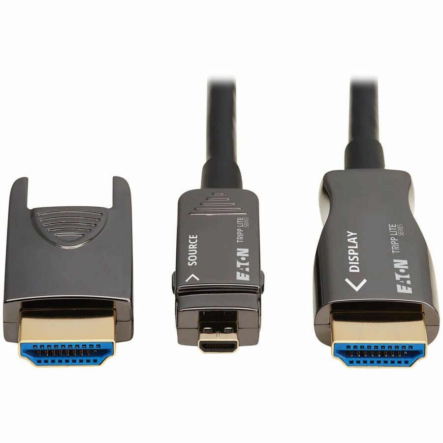 Активный оптический кабель Tripp Lite 8K HDMI Fiber черный 20 м P568FM-20M-8K6 23790₽
