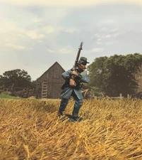 W.Britain 31261 Confederate Infantry Texas Brigade Advancing No.2  (Britains)